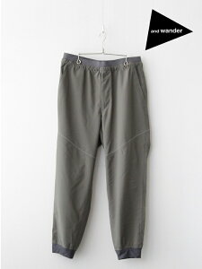 and wander �A���h�����_�[�bstretch rip pants #180/khaki [4152297] �X�g���b�`���b�v�p���c