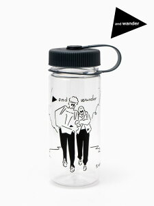 and wander �A���h�����_�[�bYu Nagaba printed bottle #002/clear [4977274] �i�K�o���E �{�g��500