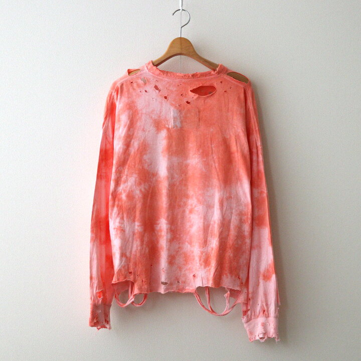 新品】Teppei Furuyama TIEDYE ELM LS #RED