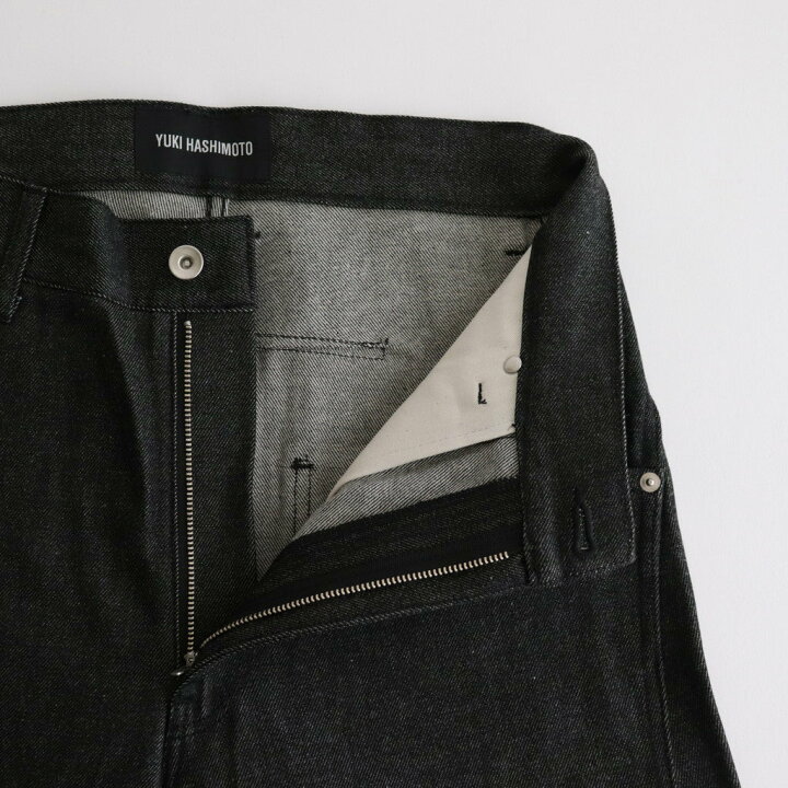 楽天市場】YUKI HASHIMOTO｜TWISTED JEANS #BLACK [PT-01-0003R 
