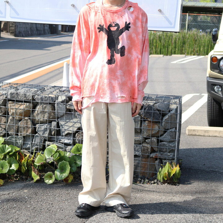 楽天市場】Teppei Furuyama｜TIEDYE ELM LS #RED [TF-24SS-013 