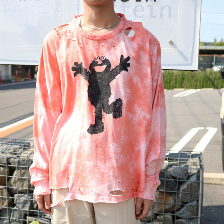 新品】Teppei Furuyama TIEDYE ELM LS #RED