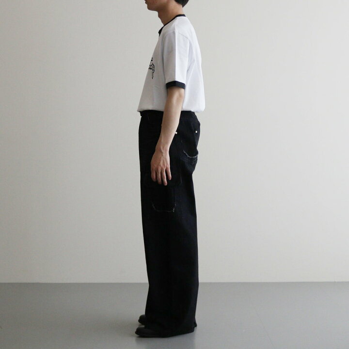 楽天市場】SHOOP｜SHAFFER DENIM WIDE PANTS #Washed Black [SHSS24030 