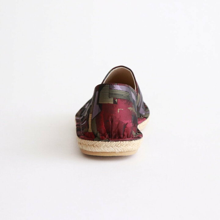 楽天市場】Hender Scheme｜JUTE SLIPPER #ABSTRACT BURGUNDY [ol-s-jut 