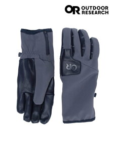 OUTDOOR RESEARCH AEghAT[`bMen's Stormtracker Sensor Windbloc Gloves #Storm/Black [322187] Xg[gbJ[ZT[EBhubN O[u