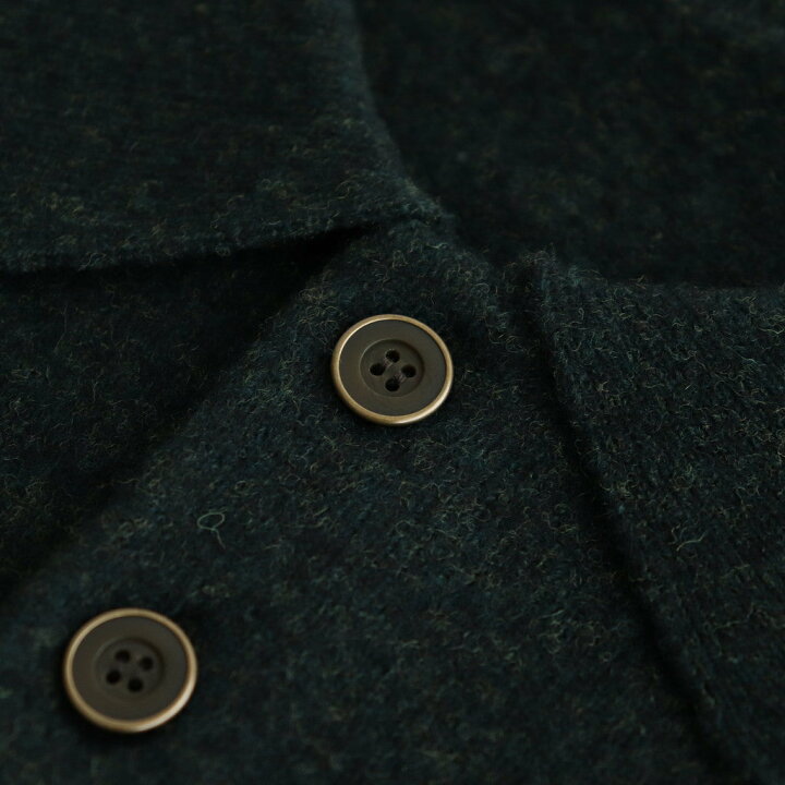 楽天市場】crepuscule｜M-G Knit Polo #D.Green [2403-012] : TAMAYA 