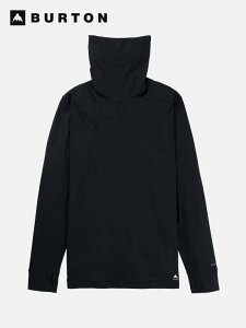 BURTON o[gb24/25f Men's Midweight Base Layer Long Neck Shirt #True Black [132031] Y ~bhEFCg x[XC[ N[lbN