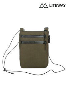 LITEWAY CgEFCbTRAVEL WALLET #Olive [travel epx oli] gx EHbg