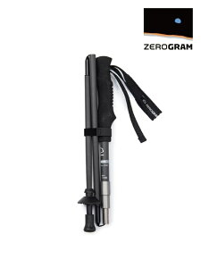 ZEROGRAM �[���O�����bUltra Light Carbon Folding Trekking Pole115 (105-115cm) #Stone Gray �E���g�����C�g�J�[�{�� �t�H�[���f�B���O�g���b�L���O�|�[��115