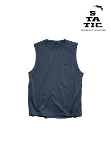 STATIC �X�^�e�B�b�N�bAdjust Sleeveless Shirts #Blueberry [35230]