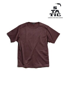 STATIC �X�^�e�B�b�N�bAdjist S/S Shirts #Raisin [35231] �A�W���X�g �V���[�g�X���[�u �V���c