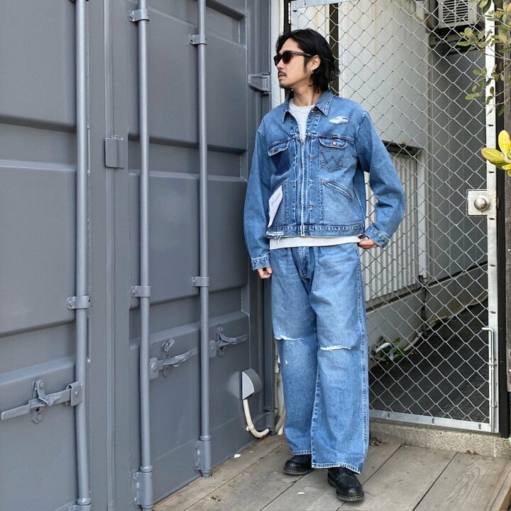 楽天市場】F/CE.｜WRANGLER | REBUILDING DENIM PANTS #INDIGO 