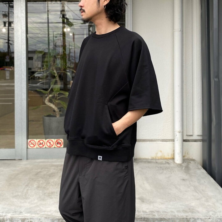 楽天市場】LANTERN｜URAKE HALF/S SWEAT #BLACK [MNA-LAN-24] : TAMAYA 