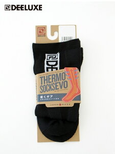 DEELUXE fB[bNXbTHERMO SOCKS EVO #BLACK [0DELX-7025] T[\bNX G{