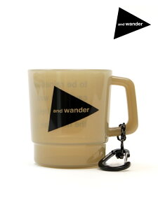 and wander �A���h�����_�[�band wander logo PP mug #beige [5744987701] �A���h�����_�[ ���SPP�}�O