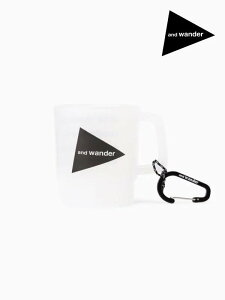 and wander �A���h�����_�[�band wander logo PP mug #off white [5744987701] �A���h�����_�[ ���SPP�}�O