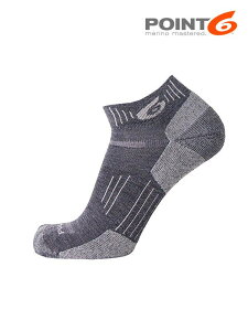 POINT6 �|�C���g�V�b�N�X�bHiking Essential Extra Light Mini Crew #Gray [11-2535] �n�C�L���O�G�b�Z���V���� �G�N�X�g�� ���C�g �~�j�N���[