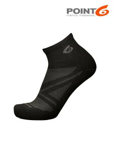 POINT6 �|�C���g�V�b�N�X�bSecond Wind Ultra Light Mini Crew #Black [11-2158] �Z�J���h�E�B���h �E���g�����C�g �~�j�N���[