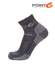 POINT6 �|�C���g�V�b�N�X�bHiking Essential Light Mini Crew #Gray [P62533] �n�C�L���O�G�b�Z���V���� ���C�g�~�j�N���[