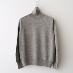 ASEEDONCLOUDbSeiyakou high-neck knit #Grey beige [252802]