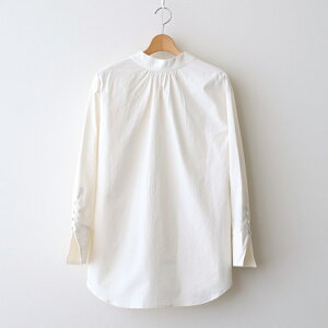 the last flower of the afternoon�b�g���鎍 Back open shirt #ecru [TLF-126-sh006-wcs]