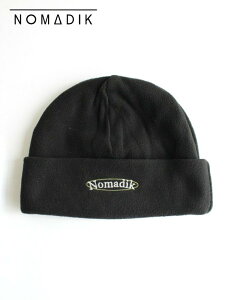 NOMADIK m}fBbNb25/26f FLEECE BEANIE #BLACK t[X r[j[