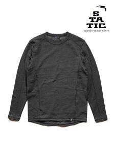 STATIC �X�^�e�B�b�N�bVerve Grid L/S Shirts #Black [105100] �o�[�u �O���b�h LS �V���c