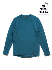 STATIC �X�^�e�B�b�N�bVerve Grid L/S Shirts #Blue Moss [105100] �o�[�u �O���b�h LS �V���c