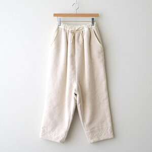 the last flower of the afternoon�b���̉� Embroidery pants #milk [TLF-126-pa005-nc]