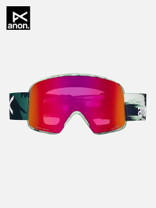 ANON Amb25/26f M6 Goggles + Bonus Lens + MFI Face Mask #Family Tree/Perceive Sunny Red [305461] M6 [ubWtBbg S[O + {[iXY + MFItFCX}XN