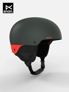 ANON Amb25/26f Raider 3 Round Fit Helmet #FIESTA RED [214291] C_[ 3 EhtBbg XL[Xm[{[h wbg