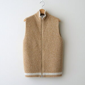 ASEEDONCLOUD�bBlushed knit vest #Beige [252804]