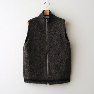 ASEEDONCLOUD�bBlushed knit vest #Dark brown [252804]