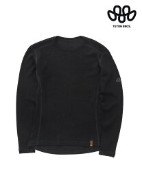 Teton Bros. ティートンブロス｜Women's MOB Wool L/S #Black [TB253-680312] モブウール ロングスリーブ(レディース)