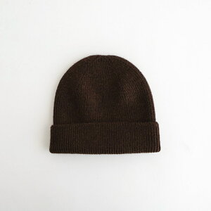 ROTOTO�bWASHABLE MERINO SEAMLESS BEANIE #BROWN [R5140-AW25]