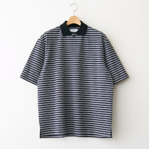 marka�bONE BUTTON TEE S/S #BLACK BORDER [M26A14CS02B]