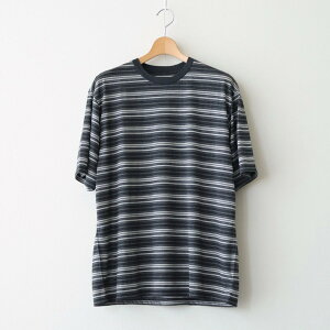 marka�bCREW NECK TEE #GRAY BORDER [M26A12CS02B]