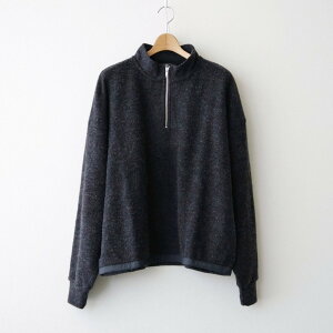 STONEMASTER�bTHERMAL FLEECE HALF ZIP TOP #CHARCOAL [SM62MC002]