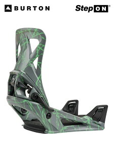 BURTON �o�[�g���b�yMen�z26/27���f�� Men's Step On Re:Flex Snowboard Bindings #GRAY/GREENV [172831] �����Y �X�e�b�v�I�� ���t���b�N�X �X�m�[�{�[�h�o�C���f�B���O
