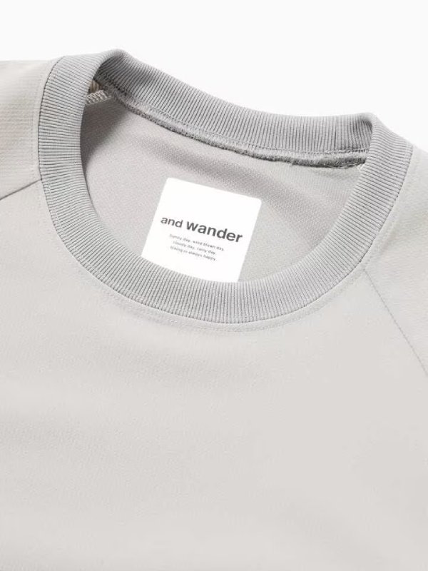 楽天市場】and wander アンドワンダー｜hybrid base layer LS shirt #l