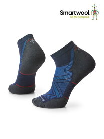 smartwool スマートウール｜メンズ ラン ターゲットクッション アンクル #ディープネイビー [SW7010500500]