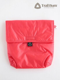 TRAIL BUM トレイルバム ｜P.I. POUCH/LARGE #Red プリマロフト内蔵ポーチ/L
