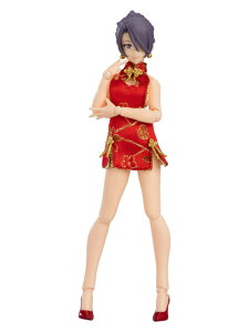 figma 569 figma Styles 女性body(ミカ) with ミニスカートチャイナワンピコーデ