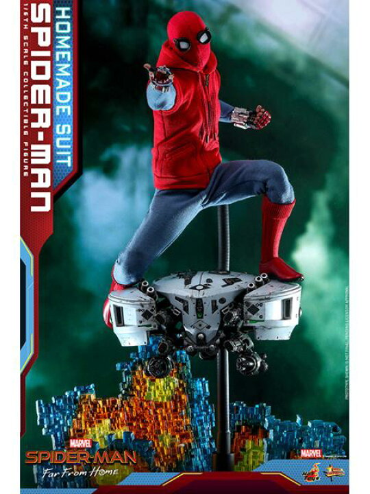 楽天市場】HOTTOYS スパイダーマン（ホームメイド・スーツ版 