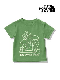 THE NORTH FACE ノースフェイス ｜Baby S/S Graphic Tee #DG [NTB32335] ショートスリーブグラフィックティー（ベビー）