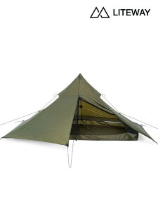 LITEWAY �bILLUSION SOLO TENT #Olive [illu solo olv] �C�����[�W�����\���e���g �C�����[�W�����\���e���g