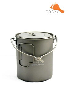 TOAKS �g�[�N�X�bTitanium Pot 750ml With Bail Handle [POT-750-BH] �|�b�g 750ml �x�C���n���h���t