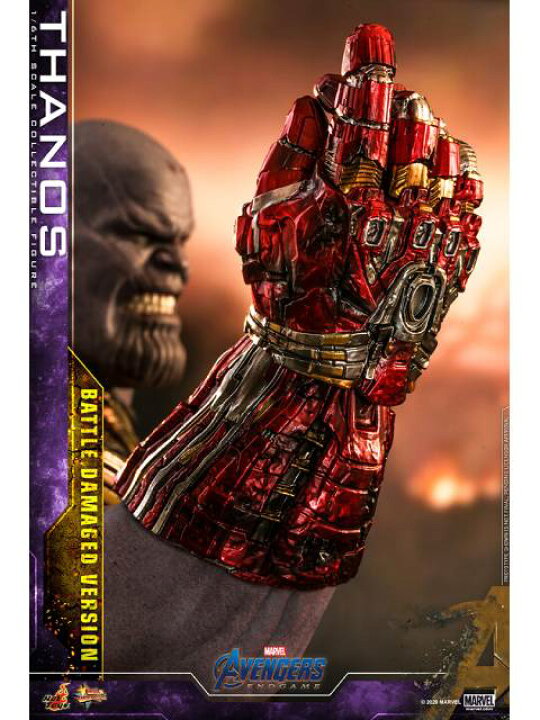 楽天市場】HOTTOYS サノス（バトルダメージ版） 「アベンジャーズ 
