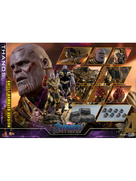 楽天市場】HOTTOYS サノス（バトルダメージ版） 「アベンジャーズ 