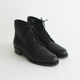 foot the coacher｜LACE UP BOOTS #BLACK EMBOSSED [FTC2134005]